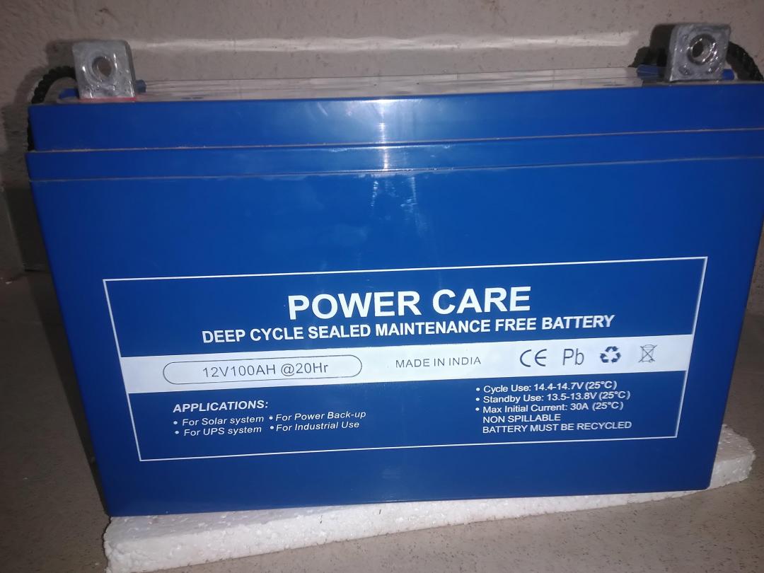 Power Care Battery 100AH