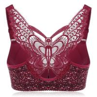 Butterfly Embroidery Front Closure Wireless Adjustable Gather Soft Bras for sale in Nigeria-butterfly-bras-_9862831932-thumb