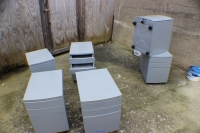 Used Metal cupboard on wheels 40*57*57 cm-metal_cupboard_on_wheels___martfame_16_5352947706-thumb