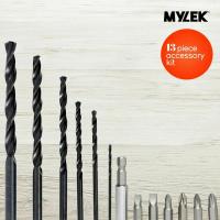 Mylek 18v Cordless Drill Complete with 13 Piece Accessories-mylek-258344-18v-cordless-drill-driver-l1600745-thumb