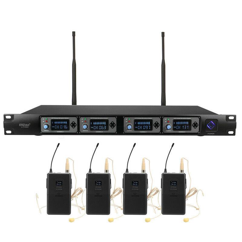 professional-4-channel-uhf-wireless-microphone-system-mic-w-headset-stage-ktv